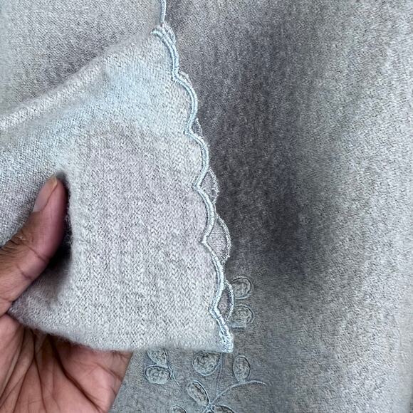 Vintage Koret Embroidered Needlework Cardigan Sweater Floral Twee Boho Lagenlook - Picture 7 of 7